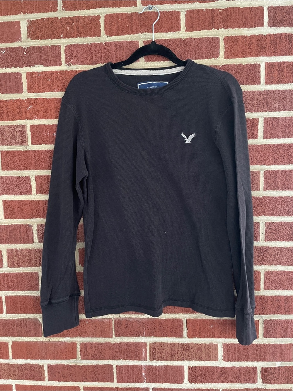 American Eagle Outfitters Black Long Sleeve Tee